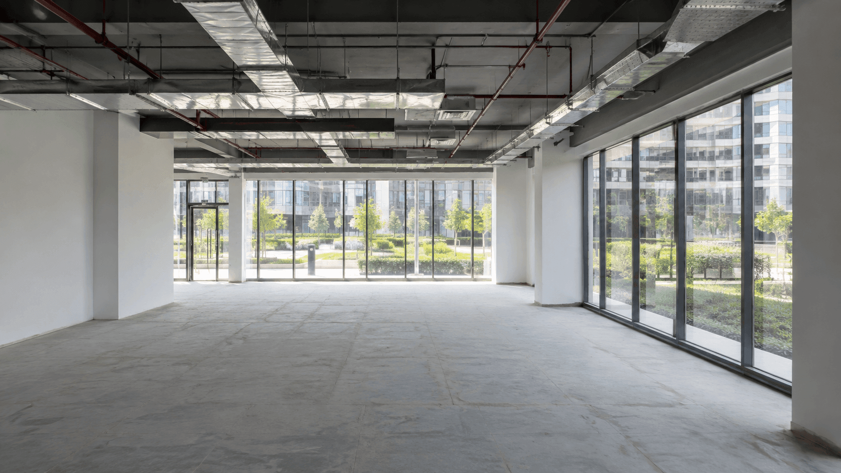 Tenant-occupied commercial space