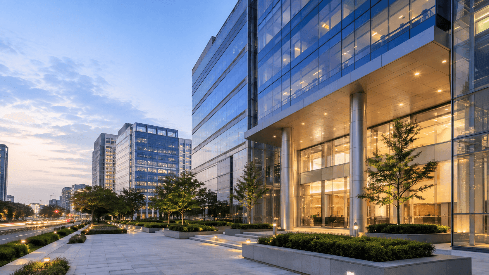 Furnished commercial office space