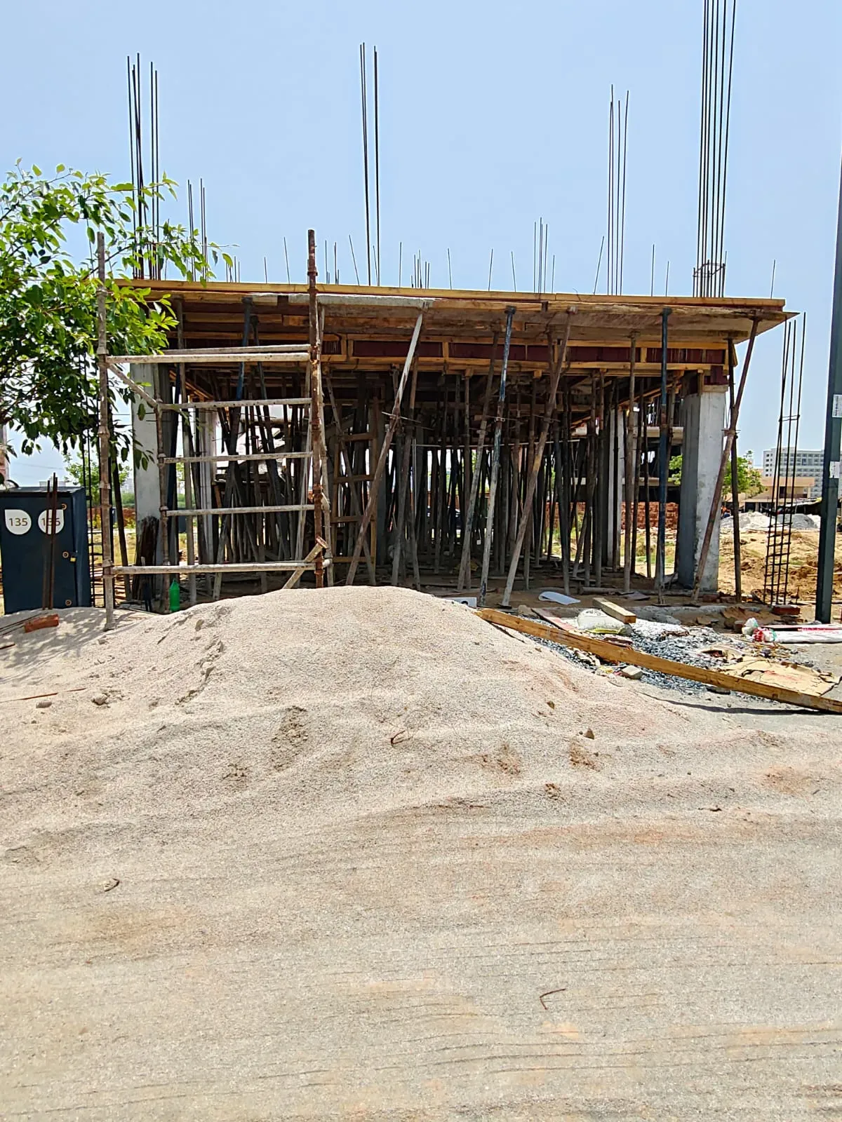 Retail/commercial unit, under construction